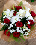 Bouquet Longues Tiges Rouge et Blanc
