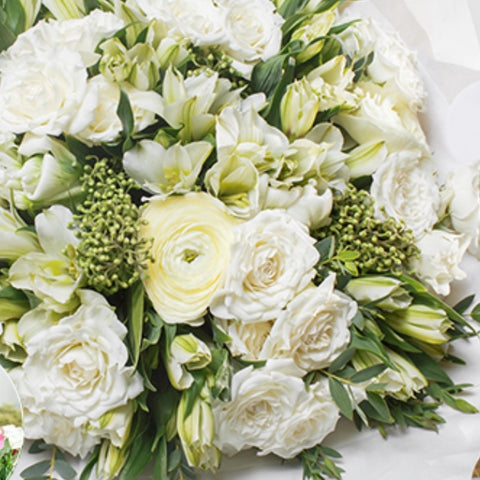 Bouquet du Fleuriste blanc longues tiges FdGM