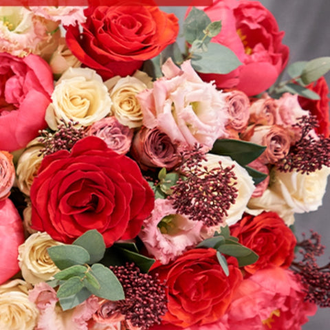 Bouquet du Fleuriste rouge longues tiges  BdS